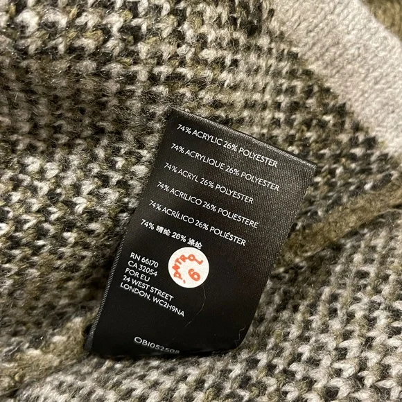 Anthropologie Green and Black Cardigan Sweater - Picture 9 of 9